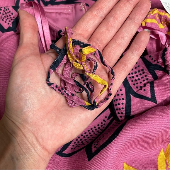 ANTHROPOLOGIE Agave Burst Pink Dress 10 8 NEW $188 - Picture 12 of 14